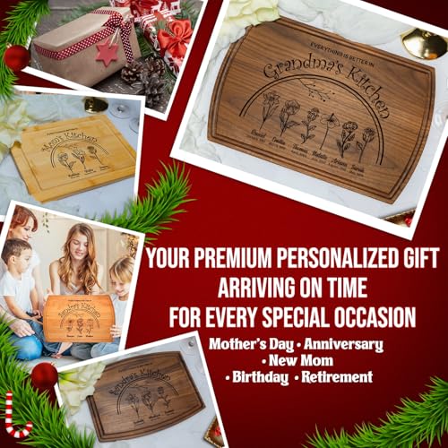Tabla de cortar rectangular de madera personalizada miniatura 5