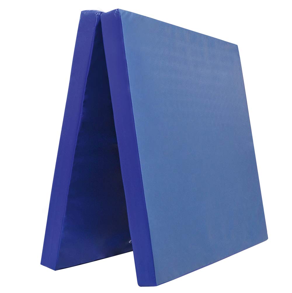 Grevinga Klappbare Turnmatte RG 35 – 200 x 100 x 8 cm - Made in Germany - Faltbare Gymnastikmatte für Fitness, Sport und Gymnastik, Rutschfest und Platzsparend, Weichbodenmatte