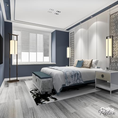 Ortho-RelaxMatratze 100x200cm, 23cm hoch, Härtegrad H4 & H5, 100 Nächte Probeschlafen, wendbar mit...