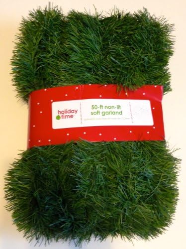 50 Foot Non-Lit Green Holiday Soft Garland