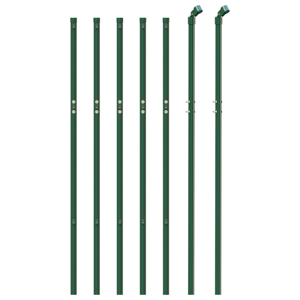 ShGaxin Cerca de Alambre de Acero galvanizado Verde 1x10 m, Malla Metalica, Malla Alambre, Alambre para Conejos, Vallas De Obra, Mallas para Gallinero, Malla Fina De Malla De Alambre - 154081