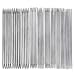 Produktbild 11er-Set Nadelspiele von 20 cm Länge Edelstahl gerade Stricknadeln