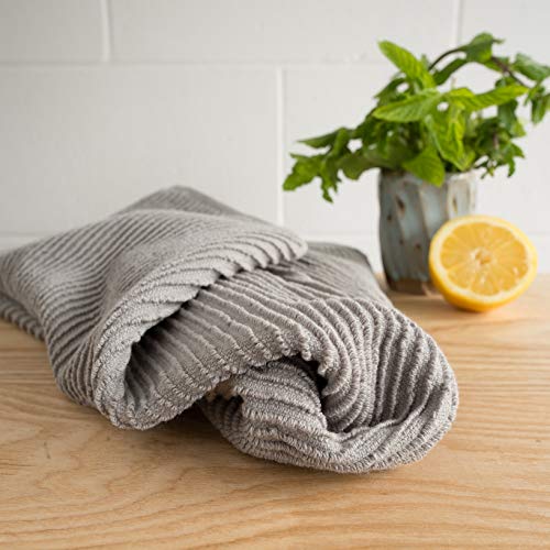 Now Designs 197422Aa Ripple Kitchen Towel, Set Of 2, London Grey #TOP6
