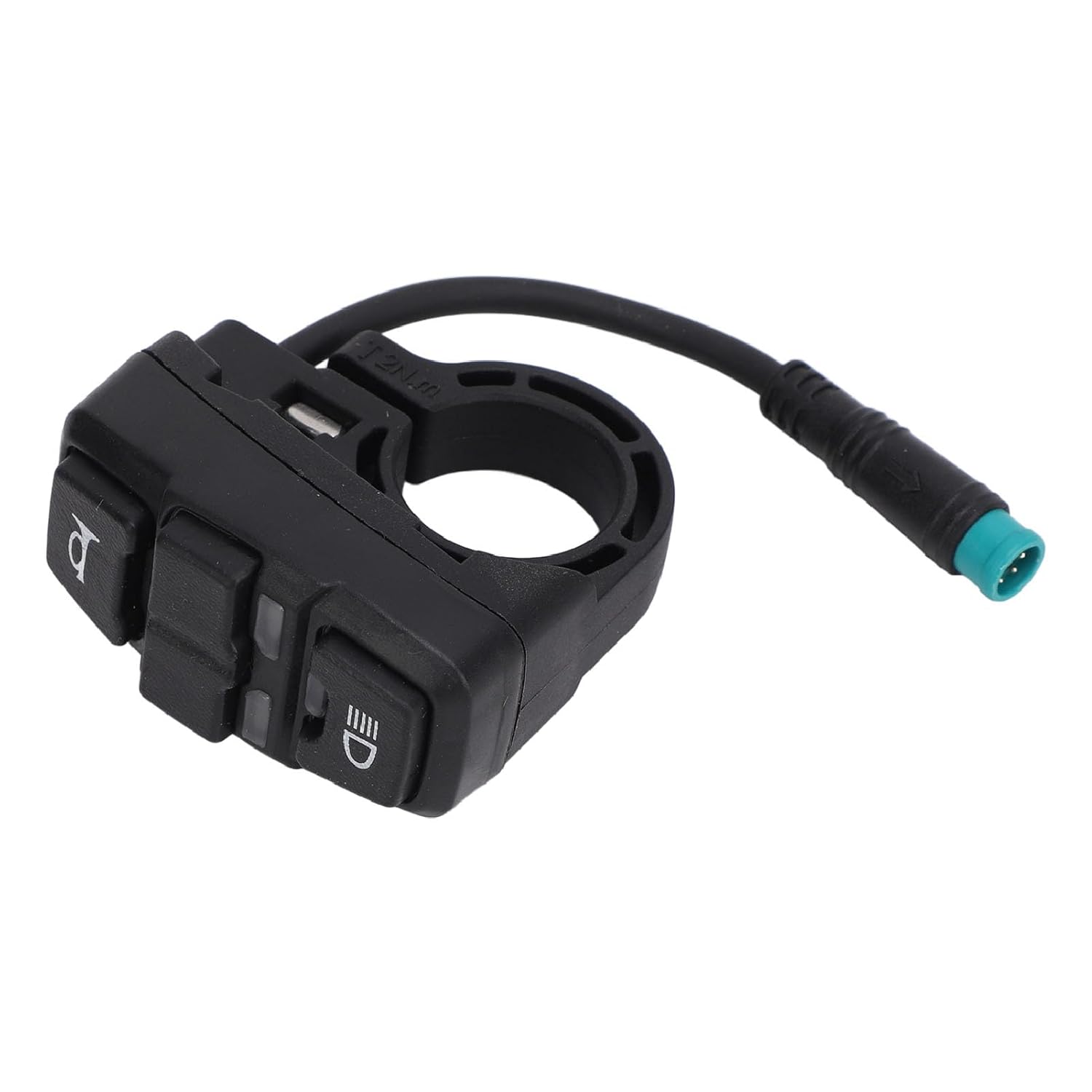 3 in 1 Ebike Switch Universal Handlebar Switch for Headlight, Horn &Turn Signal Compatible with KUGOO M5 Electric Scooter, ABS Lightweight Control (Black)