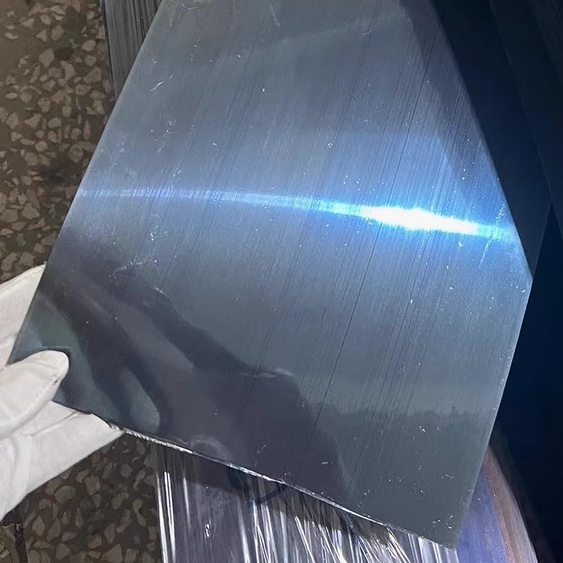 1 Piece DIY Spring Manganese Steel Strip Hardened Blue Hard Manganese Steel Strip in Coils 65MN Spring Steel Sheet Row (Black, 0.3X200X200MM)