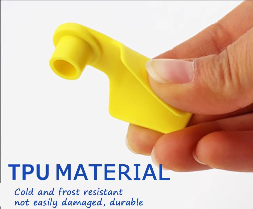 牛牛耳タグ番号付き家畜識別耳タグ牛牛馬豚家畜用 1-100 yellow