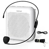 Norwii Amplificador de Voz, Micrófono Portátil con Cable para Profesores, Amplificadores de Potencia de Voz para Enseñanza en el Aula, Formación, Guías Turísticos, Entrenadores, USB-C Carga