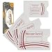 Keycard Envelope / Sleeve " Welcome Guests" 2-3/8" x 3-1/2" 500CT- Item#KCB238B