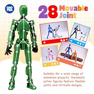 GAOFBA-10pcs-Lucky-13-Action-Figures-3D-Printing-Titan-13-Action-Figures-Multi-Jointed-Movablewith-3-Hand-Shapes-4-Weapons
