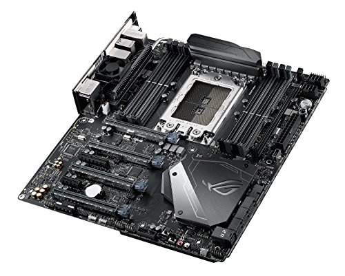 ASUS ROG Zenith Extreme Scheda Madre Gaming AMD X399 EATX con Dissipatore M.2, Aura Sync RGB LED, 802.11ad Wi-Fi, DDR4 3200 MHz, Tripla Scheda M.2, 10 G Lan, Porte U.2 e USB 3.1 Gen 2
