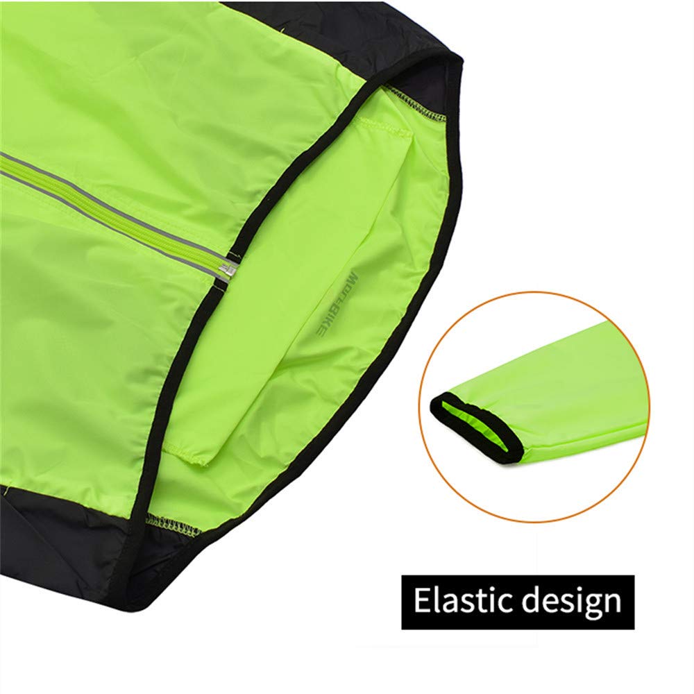 WOSAWE Herren Fahrradjacke Winddichte wasserdichte MTB Mountainbike Jacket Für Radfahren, Joggen & Wandern
