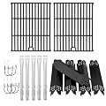 BBQration Replacement Parts Kit for Nexgrill 5 Burner 720-0888S, Grill Parts Kit for Nexgrill 720-0830X Replacement Parts, Grill Grate Kit for Nexgrill Replacement Parts 5 Burner 720-0888S