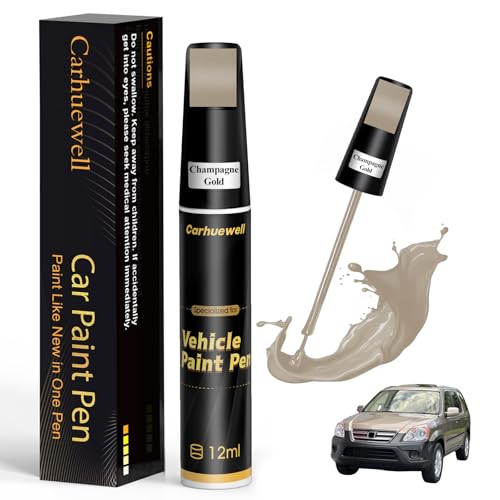Image of Bronze Touch Up Paint for Cars, Car Scratch Repair Pen, Car Paint Touch Up Pen Auto Scratches Remover Easy to Use and Quick Fix(Champagne Gold)