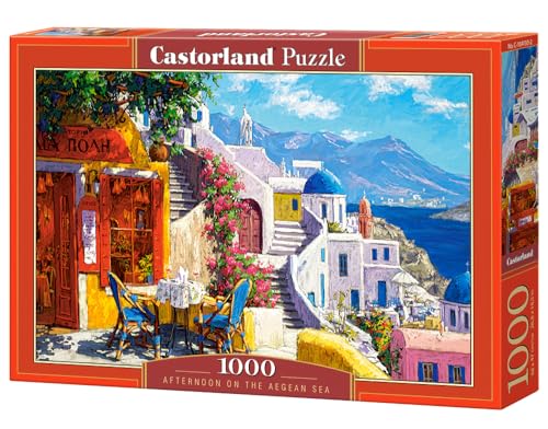 Castorland CSC104130 Afternoon on The Aegean Sea Puzzle de 1000 pièces, Multicolore, 680 x 470 mm