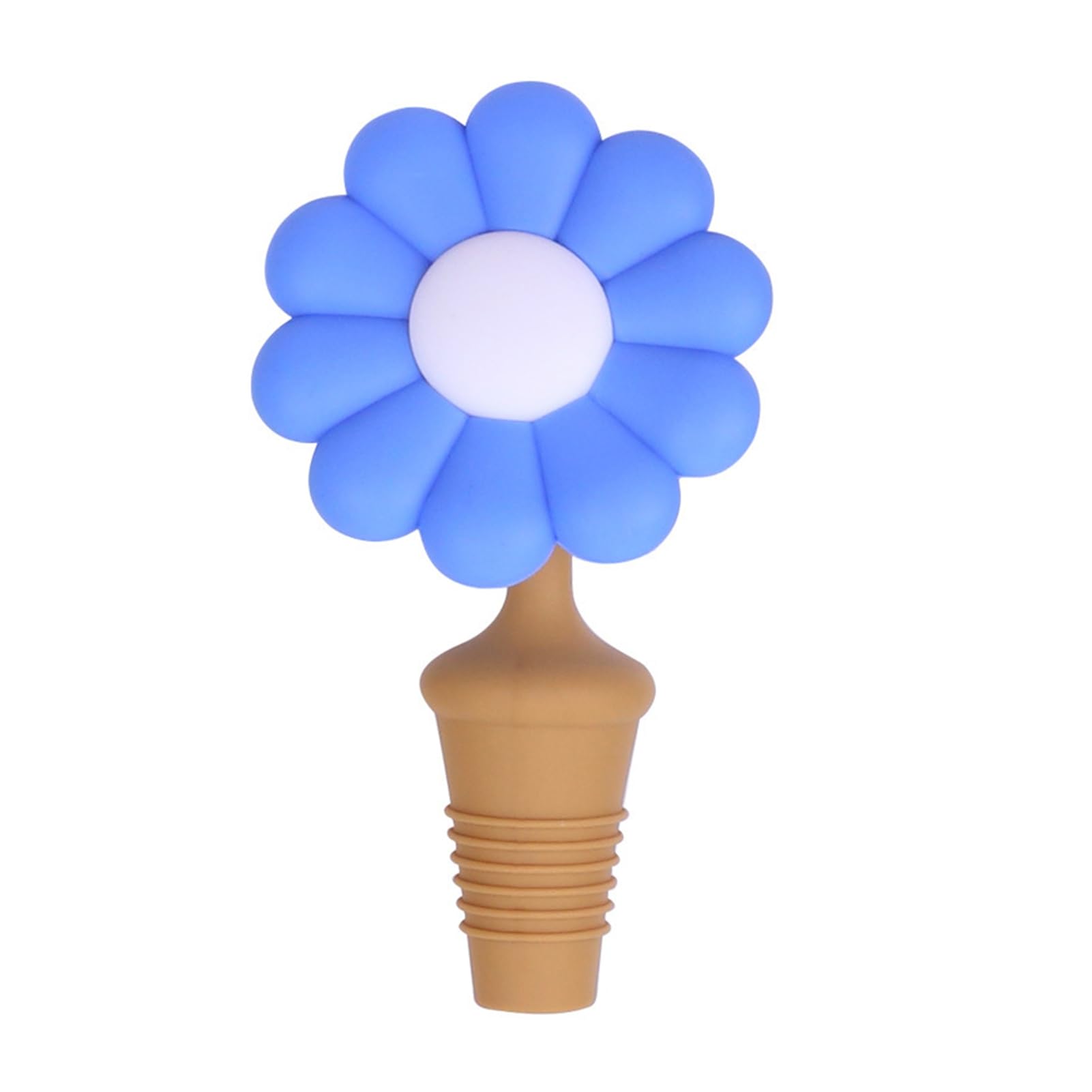 Sunflower Silicone Bottle Stopper, Creative Wine Seal for Home, Reusable Leakproof Cap for Beer Oil Bottle