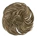 PRETTYSHOP Scrunchie Bun Up Do Hair piece Hair Ribbon Ponytail Extensions Wavy Curly or Messy Various Colors(dark blonde 22A)