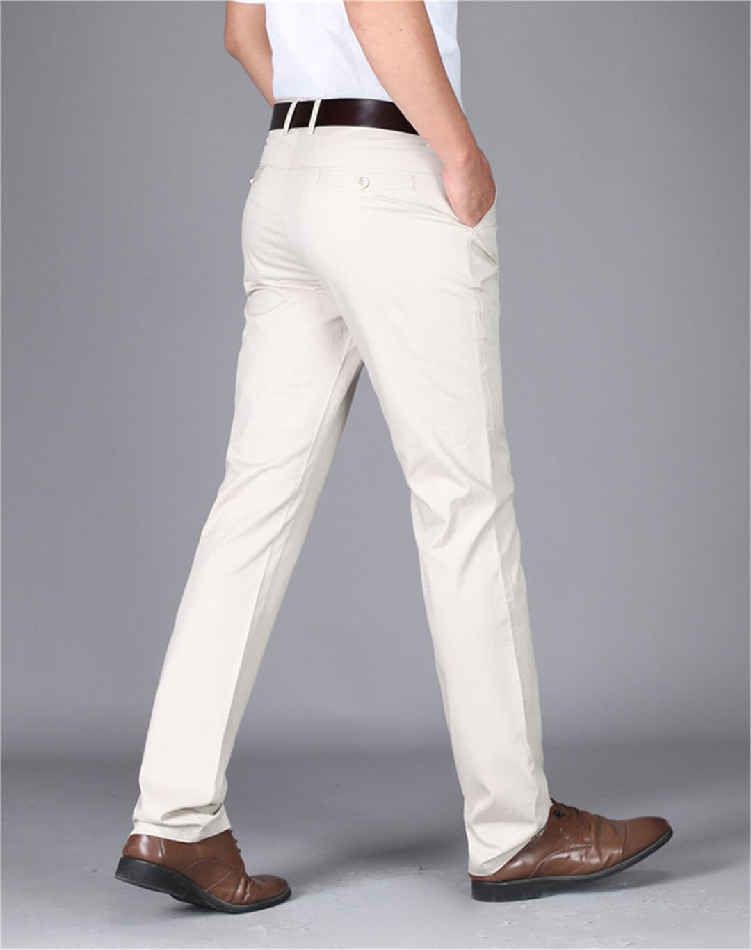 Vogrtcc Pantalones De Vestir para Hombre Pantalones De Negocios Pantalones De Traje Casual De Oficina