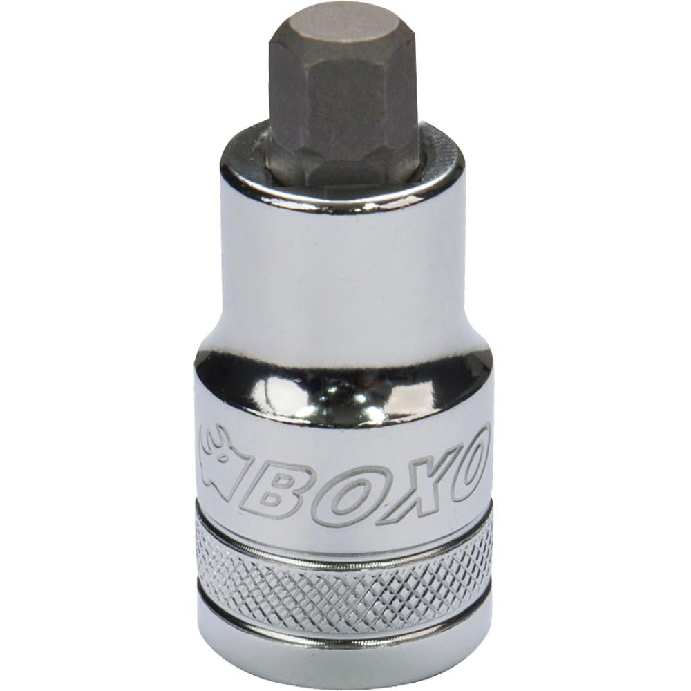 Boxo 1/2" Drive Hex Bit Socket H6 Super Stubby 45Mm Ht Sb42-H0645