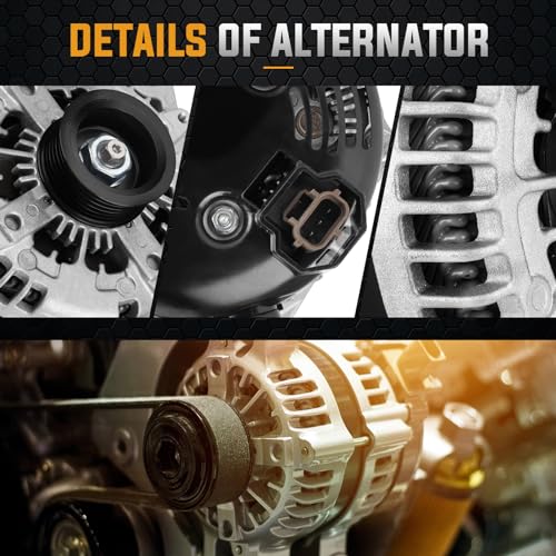 Alternator Replacement Compatible with 2011 2012 2013 2014 Ford F-150 5.0 5L Replace 104210-6270, 104210-6660, 11532, 11679, AL3T-10300-CA - Image 4