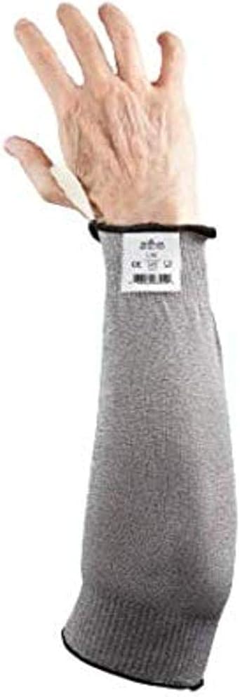 SHOWA S8115 HPPE Cut Resistant Safety Sleeve, Uncoated, Food Safe, 15-Gauge, 10" Length 1 Sleeve