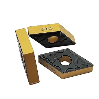GBJ 10PCS DNMG150408-MT DNMG432 Double Coating Lathe Turning Inserts 55 Carbide Inserts Cutting Tools Especially for Steel and Stainless Iron Parts MDJNR MDJNL Turning Holders Using