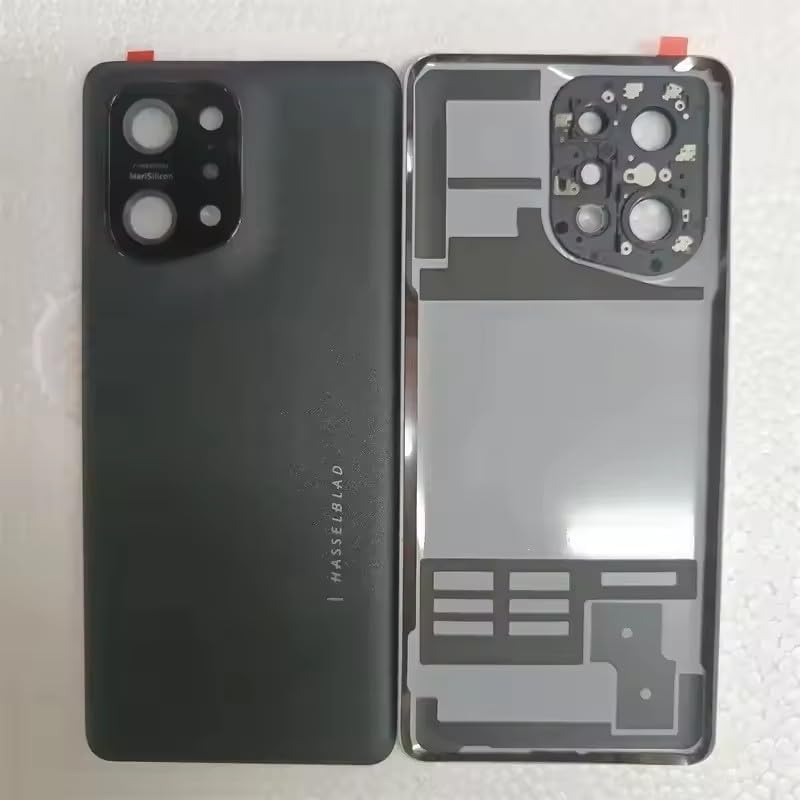 SHOWGOOD for Oppo Find X5 Battery Back Cover Repair Replace Door Phone Rear Case + Camera Lens ﻿ ﻿ (White)
