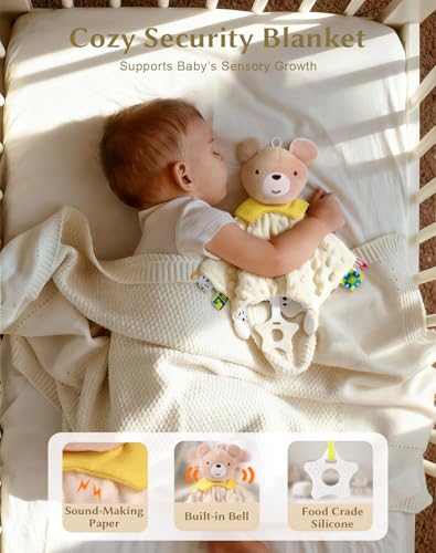 Image of Baby Shower Gift Basket - Baby Gift Set with Diaper Caddy, Gifts for New Mom, Gender Reveal Gifts, New Born Essential Include Security Blanket Hat Bib Socks Mittens, Boy & Girl