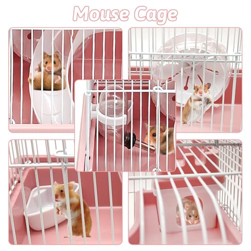 Pinvnby 2-Tier Dwarf Hamster Cage thumb #6