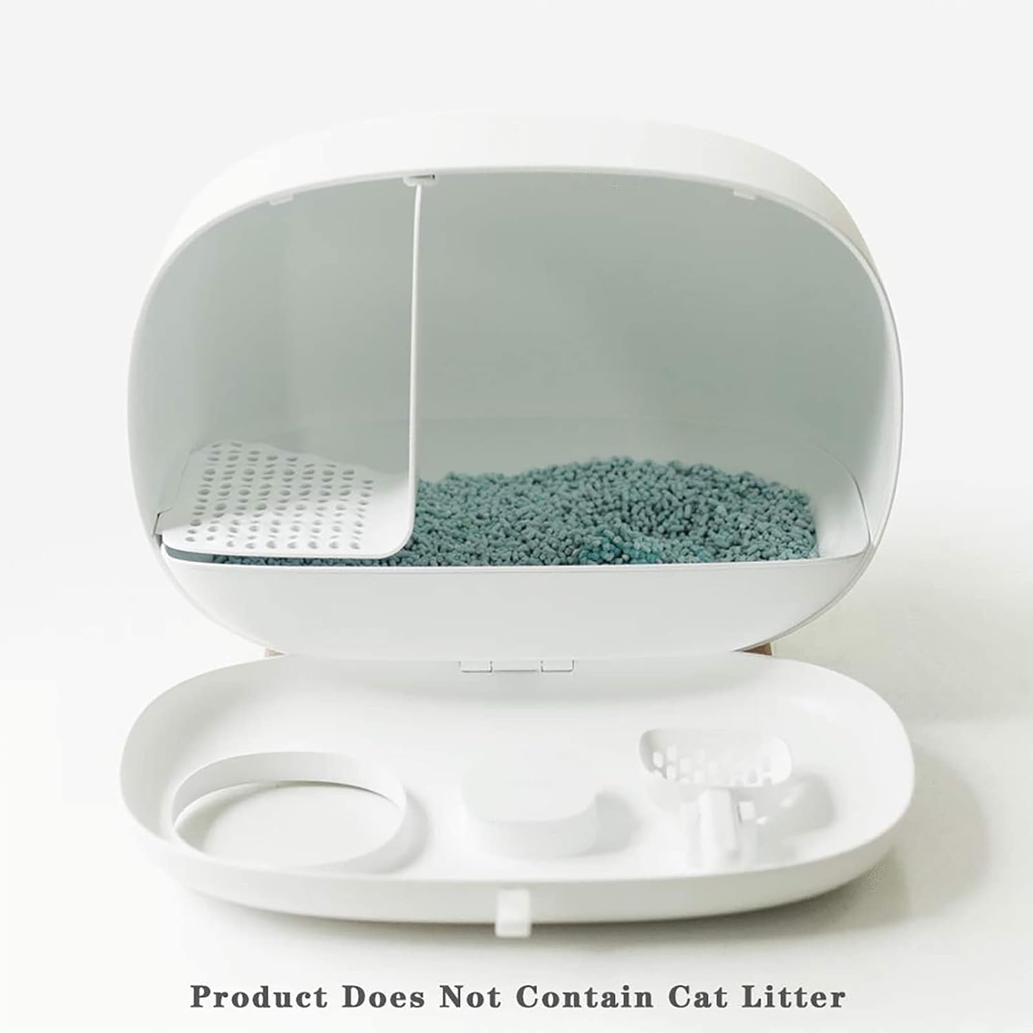 oval cat litter box