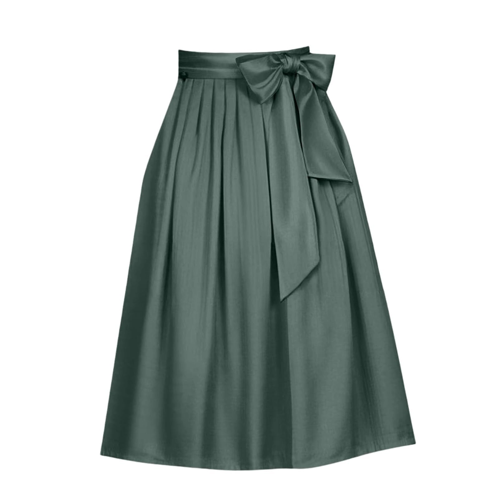 Costume Skirt Women's Dirndl Apron Knee-Length Dirndl Skirt