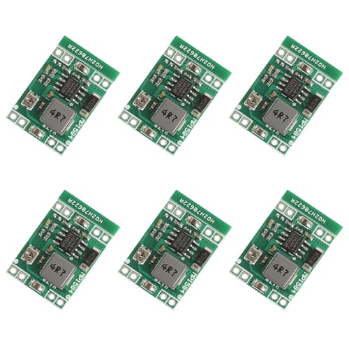6 Piezas MP1584EN Step Down Converter, Regulador de Voltaje, Módulo Reductor DC DC 3A   4,5 28V a 0,8 20V, para 12V 9V 5V 3V, LED, Cámara, Coche, DIY