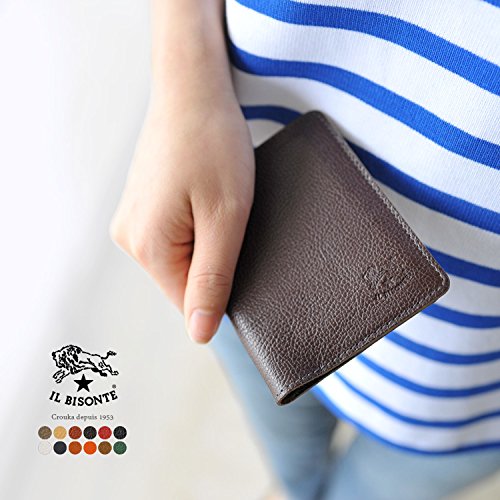 IL BISONTE 2つ折りレザーパスケース