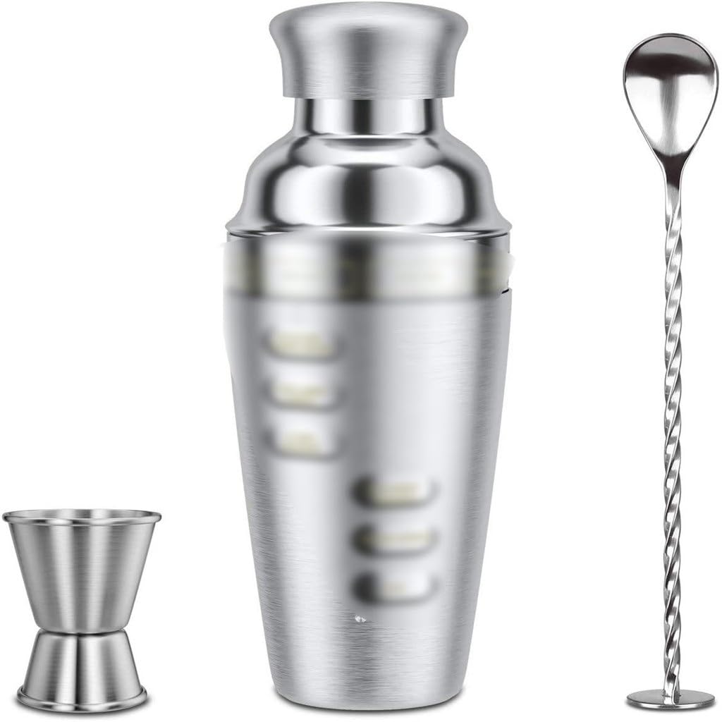 Coctelera de acero inoxidable: set de 17 piezas para tus fiestas en casa