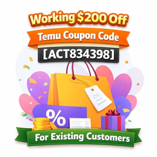 【^Latest~?^】 Temu Coupon Code 2026 "$200 off"[act834398] for First-time Users copertina