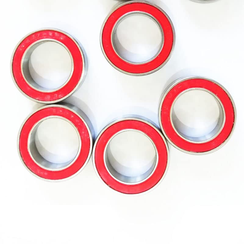 10 pz/lotto 17287-2RS MR17287 17287 17287RS GCR15 61902/17 Cuscinetto A Sfera 17x28x7mm per Ruote Bici Cuscinetto di Riparazione Movimento Centrale-ABEC-3,17287RS, 30 Pz