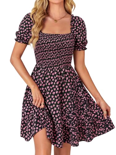 Image of Rooscier Women's Summer Boho Mini Dress