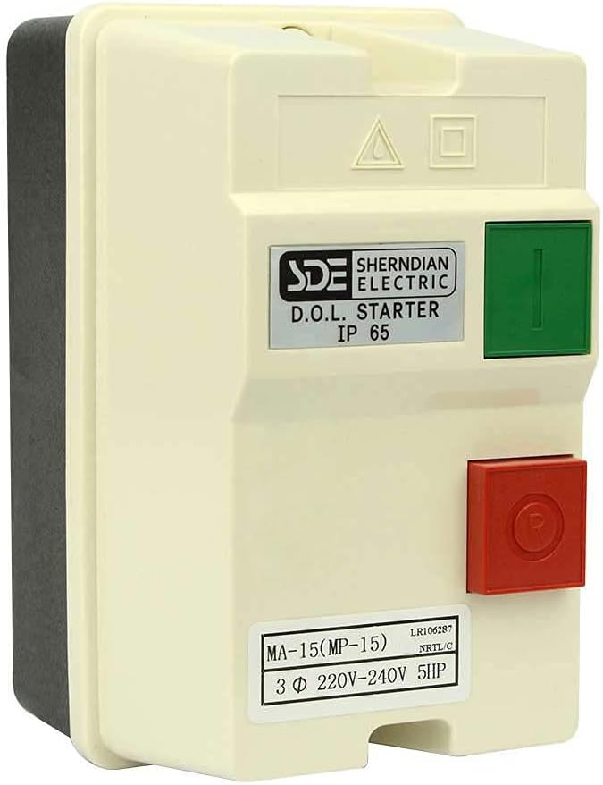 Big Horn 18835 3 Phase, 50HZ @ 240V & 60HZ @ 220V, 5-HP,12-18-Amp Magnetic Switch