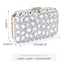 Fecialy Pochettes Poursuites pour Femmes Cristal Soirée Sac Gemstone Sac à Main Formal Rhinestone Bourse pour Mariage Party #1
