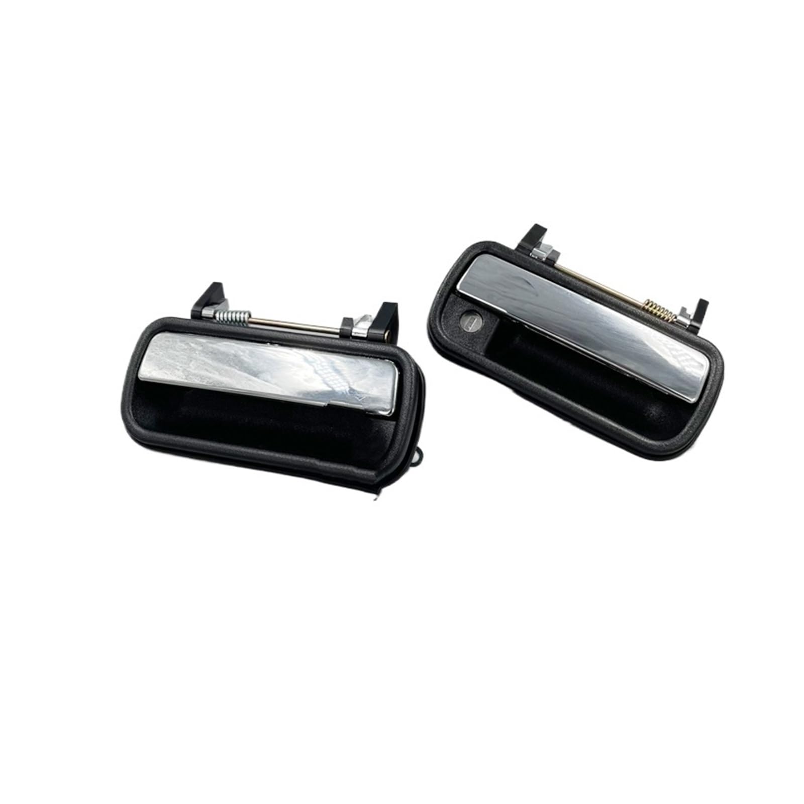BYSKJZ Car Outer Door Handle Replacement for Toyota for Hilux for Pickup for Rn85 1988 1989 1990 1991 1992 1993-1998 Front Door Outer Handle with Lock and Key Cylinder(1 Pair)