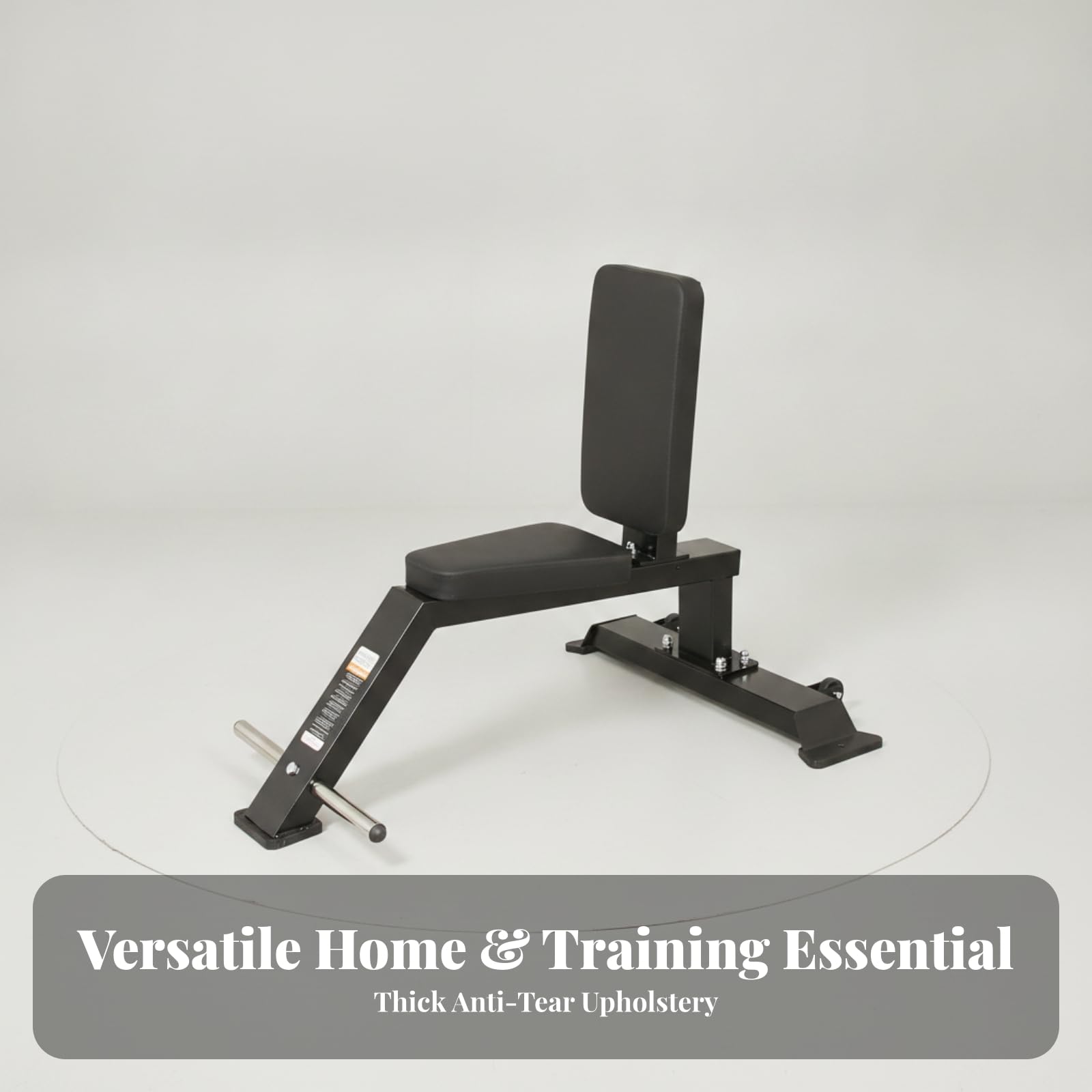 Silla Entrenamiento Estable Banca | Base Rectangular Reforzada, Silla Press Hombros Hombros, Banco Vertical con Ruedas, Gimnasio, portistas, Entrenadores