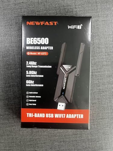 NEWFAST WiFi 7 WLAN Stick DESH-NF-U373-6-23 10 8