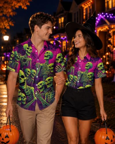 Image of 99TIMORO Movie Characters Halloween Shirt for Men Short Sleeve Top