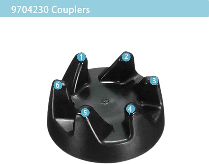 Kit de 3 acoples para licuadora KitchenAid 9704230 con llave miniatura 3