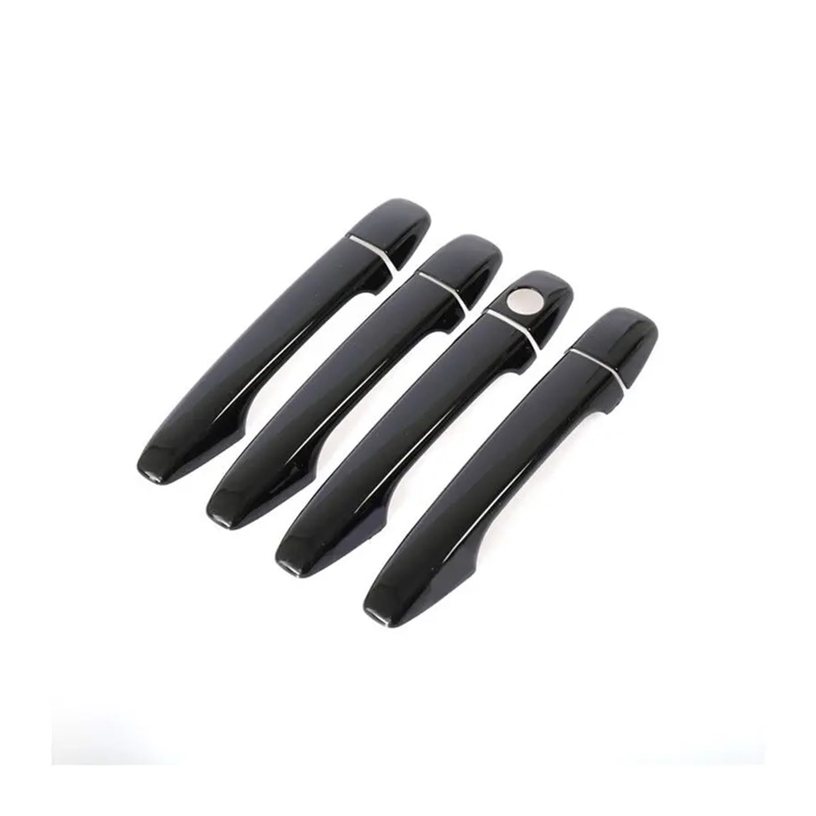 Pacsci No Keyless Entry Car Outer Door Handle For Toyota For Prius For Xw30 Zvw30 Zvw35 2010-2015 Door Handle Cover Pad Sticker Overlay Styling Accessories(No Keyless Entry)