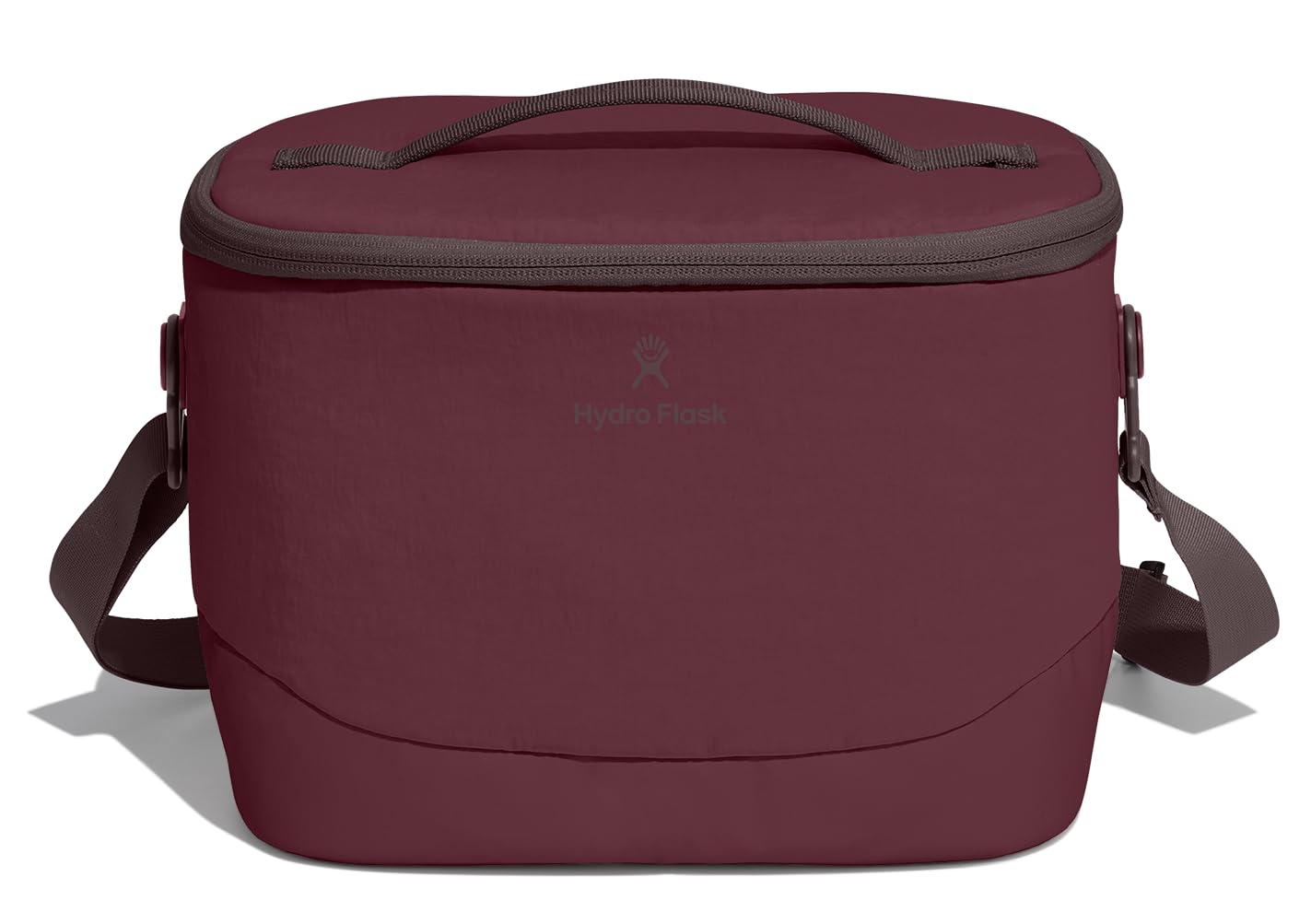 Carryout Lunch Bag - Insulated Lunch Bag - Soft Travel Cooler Burgundy