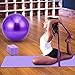 Yoga Mat Set for Beginners,Yoga Mat with Carrying Strap,Yoga Blocks 2 Pack with Yoga Strap,Yoga Ball,Ankle Puller,11-Piece Yoga Kits and Sets for Beginners,Yoga Starter Kit for Women Men (Purple)