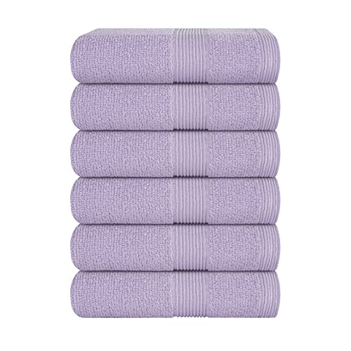 Belizzi Home Ultra Soft 6-Piece Hand Towel Set 16x28-100% Ringspun