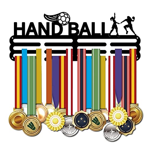 SUPERDANT Handball Medaillenhalter Handball Medaillen Aufbewahrung Schwarz...