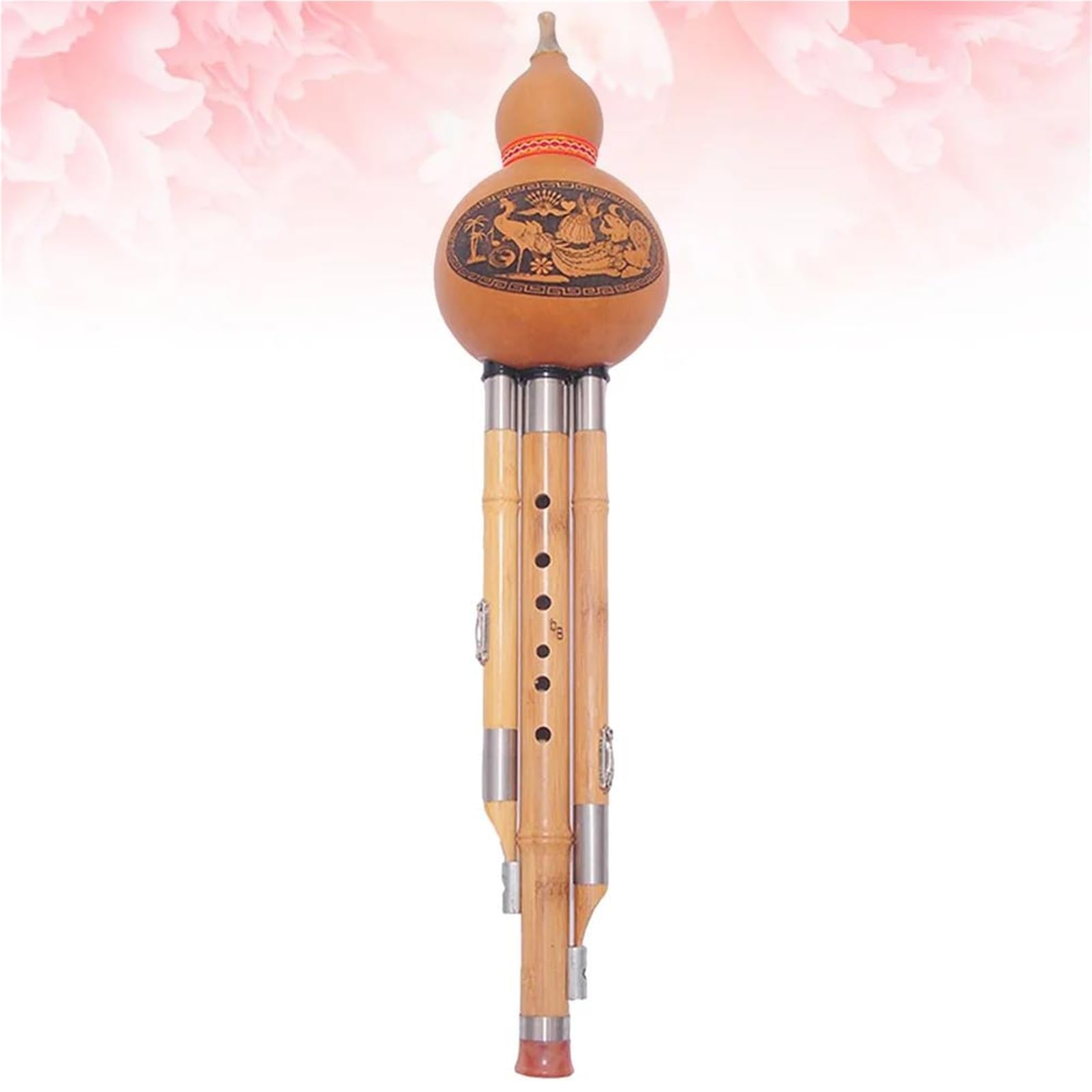 Instrumento De Flauta Hulusi Bb Clave Flauta De Cucurbitáceas Bambú Hulusi Instrumento Musical Étnico Instrumentos Manual Chino Hecho A Mano