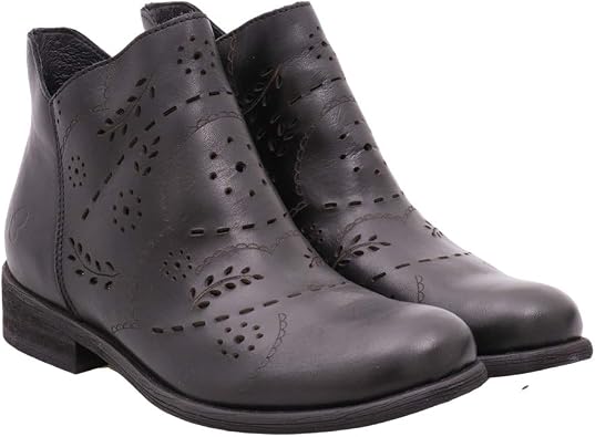 Felmini - Zapatos para Mujer - Enamorarse com Bomber C342 - Botines con  Cremallera - Cuero Genuino - Negro : Amazon.es: Zapatos y complementos